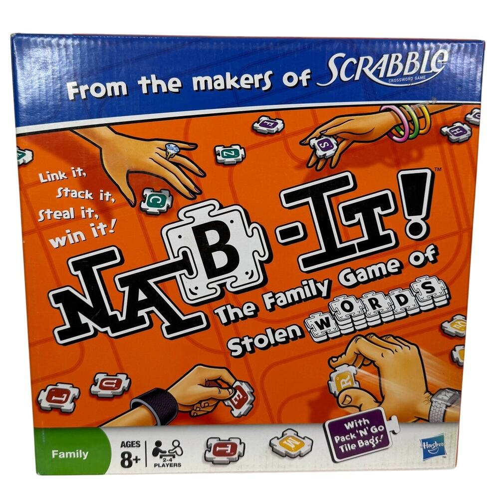 Nab It Family Word Letter Game New